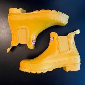 Hunter Women's Yellow Rain Boots